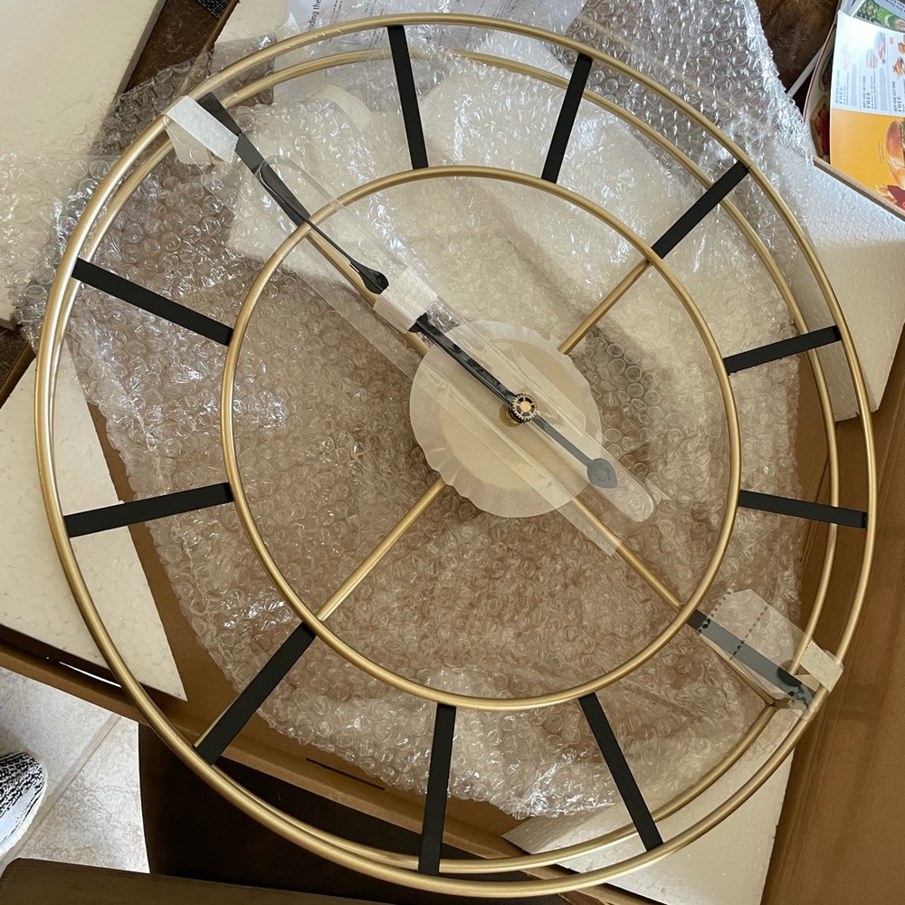 Golden Dial Clock
